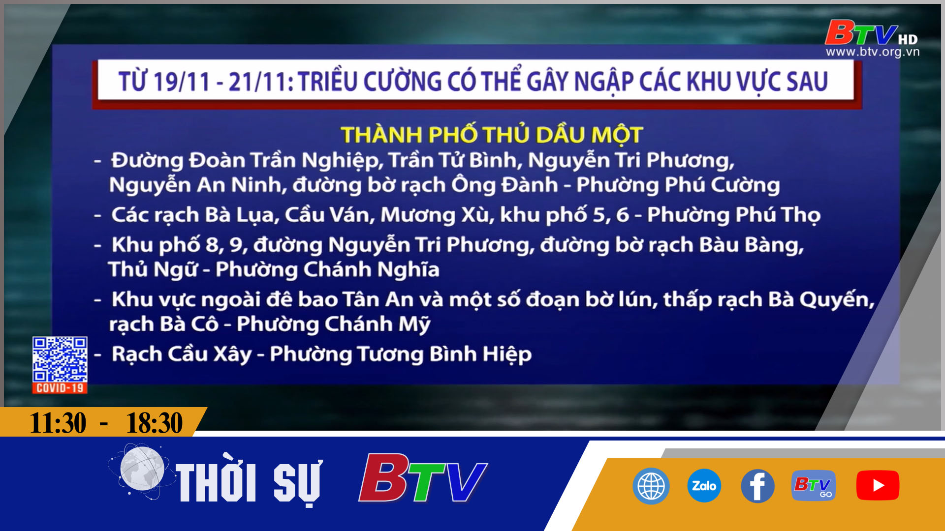 Tình hình triều cường vùng hạ lưu trên sông Sài Gòn